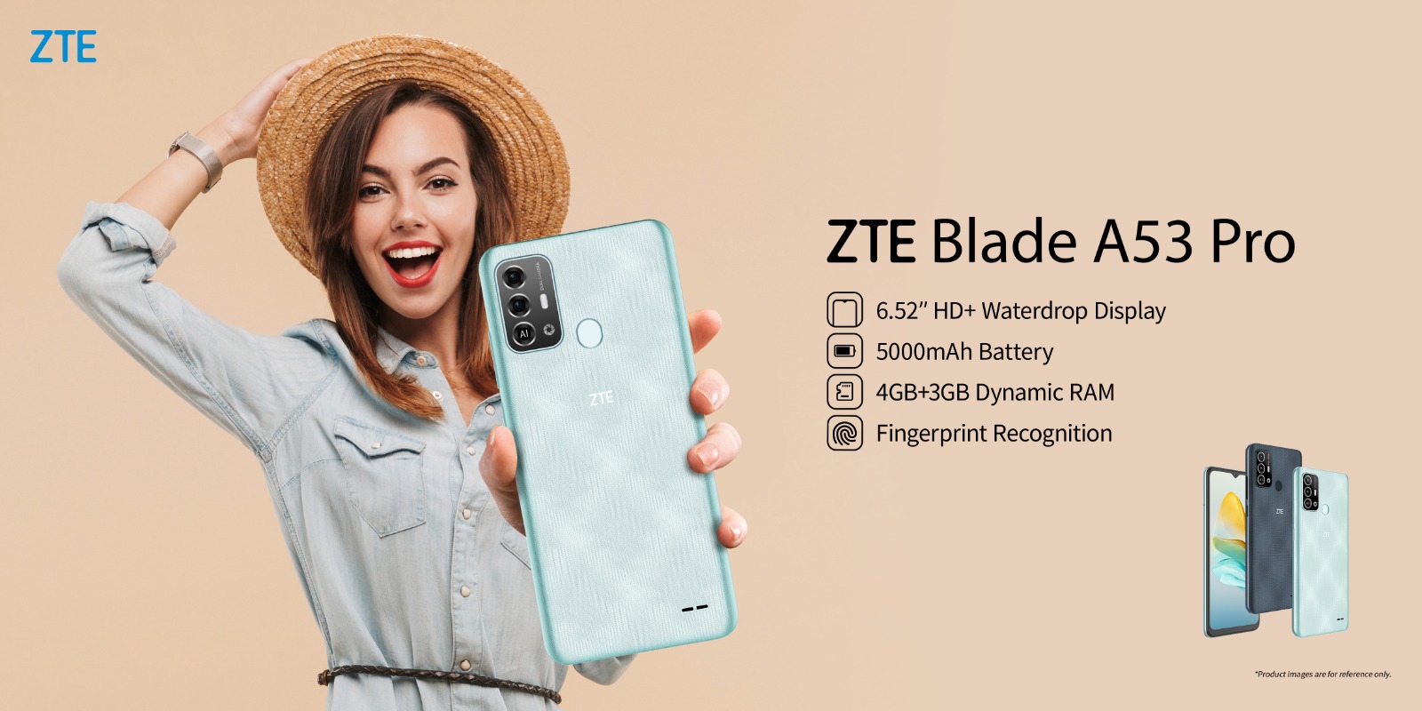 ZTE Blade A53 Pro - 6.52 Inch Display - 4GB RAM - 64GB ROM